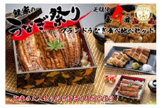 1990-2 【定期（全4回）】大人気！鯉家の絶品蒲焼ブランドうなぎ食べ比べセット【国産・手焼き備長炭】　KN040-T06