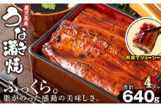 2441 鹿児島産うなぎ160g×4尾合計640g　KN021-013-04