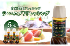 2529 ラ・エスプリドレッシング 280ml×5本 口コミで広まった自家製ドレッシング！　KN021-033-02