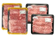 2711 鹿児島県産黒毛和牛モモ・肩ローススライスセット1.6kg　KN102-004-02