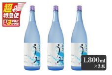 【超特急便】2792 「芋焼酎名産地」鹿児島のちょっとした贅沢焼酎 「うみ」 一升瓶3本 お湯割りがおススメ！　KN042-001-02