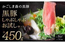 2789 希少「かごしま森の黒豚」しゃぶしゃぶお試しセット　KN004-014