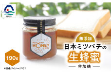 ふかざわ農園の日本ミツバチの生蜂蜜　100%で濃厚な味わい＜非加熱・無添加＞ A3-26【1166375】