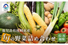 鹿児島県枕崎産旬の野菜の詰め合わせ(6～8種類) 野菜セット 国産 九州 厳選 A3-291【1166700】