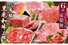 定期便(6回配送)A5等級鹿児島県産黒毛和牛三昧 II-0016_ 肉 お肉 牛肉 ロース サーロイン ステーキ すき焼き すきやき しゃぶしゃぶ 焼肉 切り落とし 人気 送料無料 【1166763】