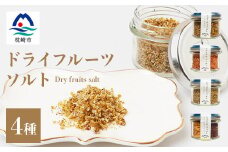ドライフルーツソルト (とまと・たんかん・キウイなど)4種セット 果実塩  A8-50【1167927】
