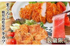 ＜数量限定＞まぐろと鹿児島産ローステキカツ A6-67【1487382】