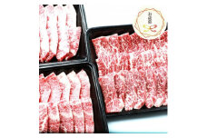 ＜のし付き・お歳暮＞枕崎牛 上カルビ+カルビ 合計 1.1kg 和牛焼肉セット C7-10S【1552013】