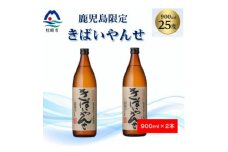 ＜本格焼酎＞きばいやんせ＜鹿児島限定＞ 900ml×2本 A2-12【1573816】
