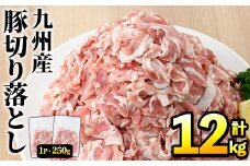 ＜選べるパック数・配送回数＞＜定期便・全6回(偶数月)＞豚肉ウデモモ切り落とし(計12kg・1パック250g) 小分け 国産 豚肉 豚小間 真空パック 家庭用 豚こま 定期便 スライス 冷凍配送 個包装 切り落し 切落し すき焼き しゃぶしゃぶ セット 詰め合わせ 数量限定【三九】akn006-14