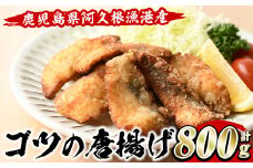 ゴツ(イスズミ)の唐揚げ(計800g・160g×5袋) 国産 鹿児島県産 阿久根市産 魚 魚介 水産 から揚げ からあげ おかず 農林水産大臣賞 小分け 簡単調理【有限会社やまた水産食品】akn036-01