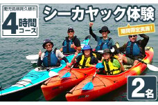 期間限定実施 シーカヤック体験チケット(4時間/2名) 阿久根 シーカヤック アウトドア アクティビティ 自然 体験 ツアー チケット マリンスポーツ【パズル】akn098-06