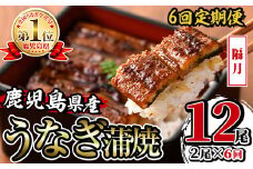 i938-B ＜定期便・計6回(隔月)＞鹿児島県産うなぎ蒲焼2尾セット＜(約140g×2・計約280g)×全6回＞定期便 うなぎ 鰻 ウナギ 2尾 蒲焼き 国産 鹿児島県産 焼きたて 生産量日本一 真空パック おかず 晩御飯 特別な日 土用の丑の日【薩摩川内鰻】