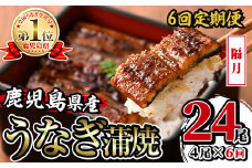 i1084-B ＜定期便・計6回(隔月)＞鹿児島県産うなぎ蒲焼4尾セット＜(約140g×4・計約560g)×全6回＞ うなぎ 鰻 ウナギ 4尾 蒲焼き 国産 鹿児島県産 焼きたて 生産量日本一 真空パック おかず 晩御飯 特別な日 土用の丑の日 丑の日 定期便 【薩摩川内鰻】
