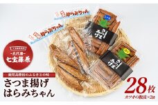 さつま揚げ、はらみちゃんセット(七宝篠原商店/A-049) 鹿児島 指宿市 魚 魚介 アジ シイラ カツオ さつま揚げ さつまあげ 薩摩揚げ 練り物 はらみ ハラミ おかず おつまみ 惣菜 無添加 冷蔵