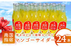 指宿マンゴーサイダー 330ml×24本(岡村商店/022-1265)