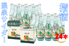 指宿温泉サイダー12本セット×2(化粧箱入り)(湯砂菜企画/026-1267) いぶすき 鹿児島 産地直送 お取り寄せ ご当地 ご当地グルメ 食品 グルメ 贈答 ギフト 食べ物 プレゼント サイダー ジュース