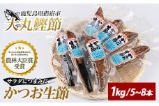 生節(かつおなまり節)プレーン約1kg(本数：5～8本)(大丸鰹節/010-1614) 鰹 カツオ かつお なまぶし 生節 なまりぶし ツナ スモーク 燻製 サラダ トッピング おつまみ つまみ いぶすき 鹿児島 大丸 節 鰹節 かつお節 鰹節