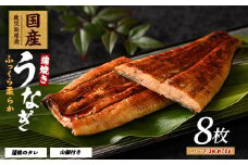 【鹿児島県産】うなぎ蒲焼じっくり焼きハーフカット約70g×8枚 化粧箱入り(大新/031-1904) 鰻 ウナギ 蒲焼 国産 丑の日 うな重 無頭 ギフト プレゼント 贈り物 贈答 惣菜 総菜 小分け レンジ 簡単 蒲焼き ハーフサイズ 冷凍 鹿児島県産