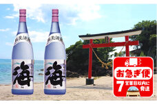 B2-25184／大海酒造 海 　1800ml　2本セット