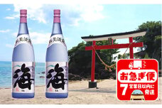 B2-25184／大海酒造 海 　1800ml　2本セット