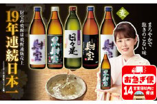 A1-22496／麦焼酎 飲み比べセット 5合瓶 4種5本セット
