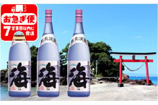 C3-25115／大海酒造　海　1800ml×3本セット