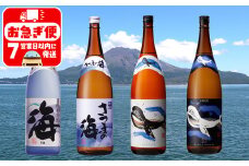 D4-25101／大海酒造飲み比べ　1800ml　4本セット