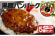 A1-30119／【黒豚】桜島美湯豚ハンバーグ（ノーマル）150g×5個
