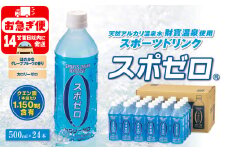 W-22174／財宝温泉のスポーツドリンク（ペットボトル）500ml×24本