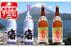 D4-2599／大海酒造 海 垂水ラベル　1800ml　4本