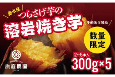 A1-5421／つらさげ芋の溶岩焼き芋　300g×5パック