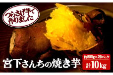 J14-2120／宮下さんちの【幻のつらさげ芋】の焼き芋 10kg