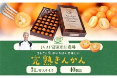 AS-874 松田農場のJGAP認証鹿児島県産きんかん 3L級40個詰【2024年12月上旬~2025年2月下旬発送】
