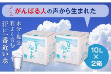 夏に飲む水 10L×2箱 こしき海洋深層水 AS-369