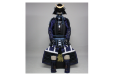 QS-701 紺糸威黒桶側二枚胴具足