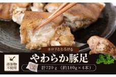 ZS-618 やわらか焼豚足 計720g（約180g×4）豚足