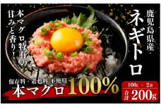 AS-022　鹿児島県産 本マグロ100% ネギトロ 200g