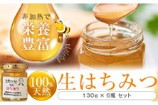 CS-008 【先行予約】天然はちみつ 780g（130g×6個）【6月以降順次発送】 (H-21)