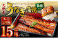 【3カ月定期便】国産うなぎ蒲焼（約170ｇ×5尾×3回）
