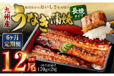 IS-210【6カ月定期便】九州産 うなぎ蒲焼 (約170g×2尾 6回) 計12尾 うなぎ 蒲焼 鹿児島県 薩摩川内市