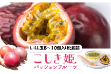 【数量限定】パッションフルーツ青果贈答品　L・LL玉8～10個入り AS-495