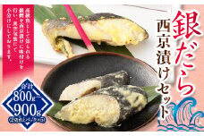 AS-2155 銀だら 西京漬けセット（合計800g～900g）銀だら 銀鱈  西京漬け セット