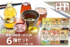 BS-043 鹿児島茶フレーバーティーセット120袋（6種×20袋）