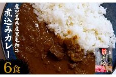 AS-097【訳あり】鹿児島県産黒毛和牛カレー 6袋