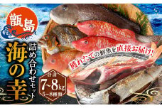 BS-825 【先行予約】甑島 ～海の幸詰め合わせセット～ （5～8種類 7～8kg）【2025年8月下旬以降順次発送】 新鮮 魚 産地直送 詰め合わせ セット