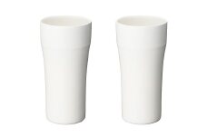 【京セラ】真空断熱タンブラー 420ml  ＜ホワイト＞ ペアセット（2個） CERAMUG タンブラー 真空容器 保冷 保温 真空断熱 セラミック トラベルカップ KYOCERA BS-625-1