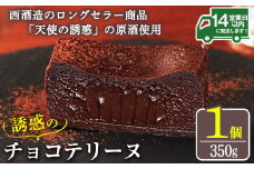 No.1209 天使の誘惑使用！誘惑のチョコテリーヌ(1個) 350g 国産 天使の誘惑 原酒 スイーツ テリーヌ チョコ デザート 菓子 お菓子 濃厚 冷凍 ご褒美 プチ贅沢 ギフト 贈答品 バレンタイン ホワイトデー【西酒造】