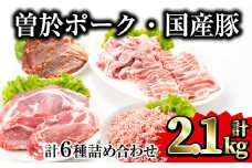鹿児島県曽於市産曽於ポーク5種類・国産豚ミンチ詰め合わせ 合計2.1kg 国産 豚肉 詰め合わせ【Rana】A414-v02