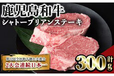 鹿児島和牛シャトーブリアンステーキ(計300g・2枚) 和牛 シャトーブリアン 希少部位【居食肉】B165-v02